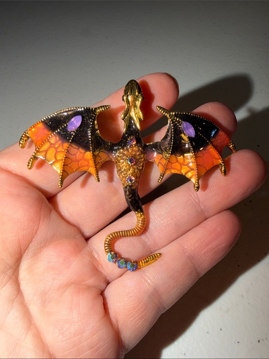 Jewelry - #535. Dragon brooch. Pin